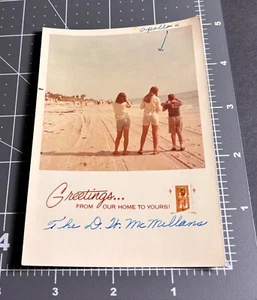 1969 APOLLO 11 Rocket Launch FLORIDA Beach NASA Space Vintage Snapshot PHOTO - Picture 1 of 3