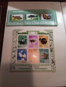 BLOQUE SELLOS POSTALES MIXTOS COREA (MBJJ446) ANIMALES - Imagen 1 de 1