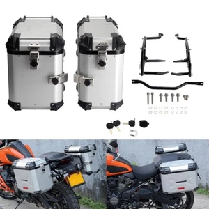Saddlebag Side Cases Luggage Tool Tail Box w/Bracket For Harley Pan America 1250 - Picture 1 of 10