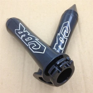 Custom 7/8" 22mm Handlebar Grip "CBR" For Honda CBR 600 900 929 954 1000 RR Blac - Picture 1 of 5