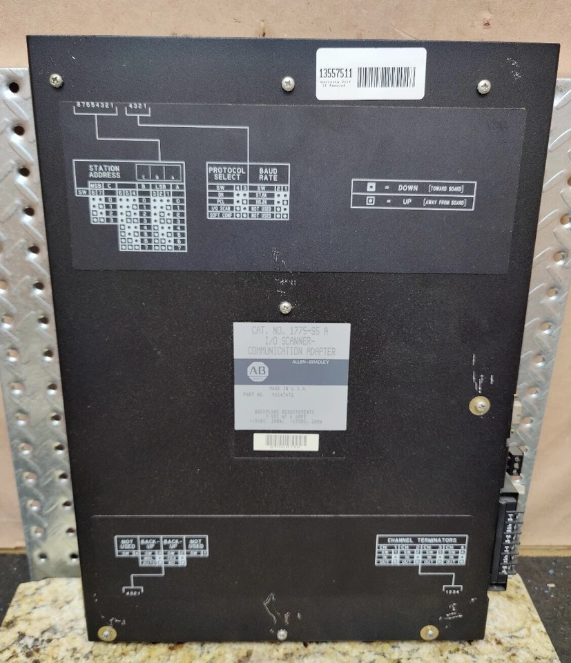 Allen Bradley  1775-S5A I/O Scanner - Communication Adapter - Image 1 of 4
