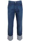 Gucci men's long jeans denim pants trousers size 34" 100% cotton blue