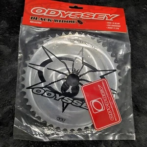 Rueda dentada ODYSSEY NOS BLACK WIDOW 44T old mid school bmx Haro GT Dyno - Imagen 1 de 3