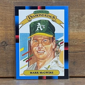 1988 Donruss Baseball Card #1 Mark McGwire Oakland Athletics A's Diamond Kings - Picture 1 of 2