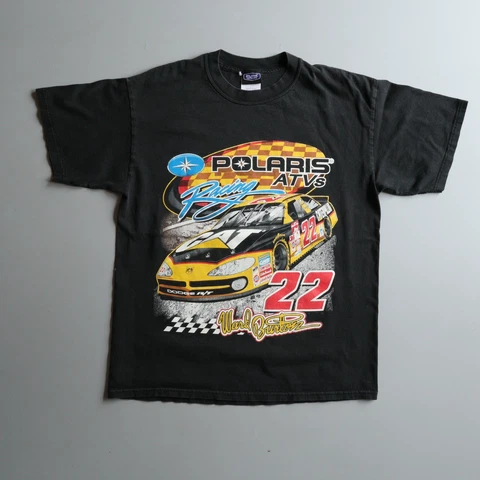 Vintage Polaris Nascar Shirt Ward Burton Rare M/L Cover