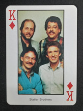 1990 The Best Of Country Music Playing Card King Diamonds Statler Brothers