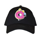Chapeau casquette à bretelles réglable noir Homer Simpson beignet