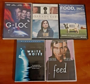 Horror Movie DVD LOT of 5 White Noise Feed G-Loc thriller tragic disturbing food - Picture 1 of 21