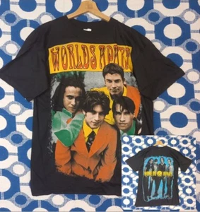 VINTAGE 90s WORLDS APART XL TURBOGADGET T-SHIRT DEADSTOCK BOYBAND like TAKE THAT - Picture 1 of 10