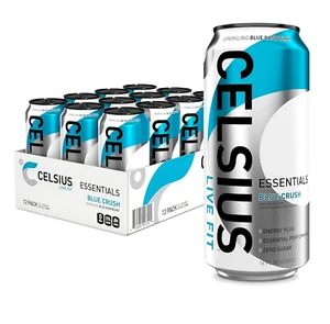 CELSIUS ESSENTIALS, Sparkling Blue Crush, Performance Energy Drink 16 Fl Oz (Pac - Picture 1 of 5