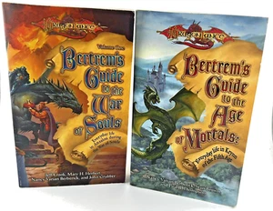 DragonLance -Bertrem's Guide to the Age of Mortals & War of Souls Lot VG - Picture 1 of 12