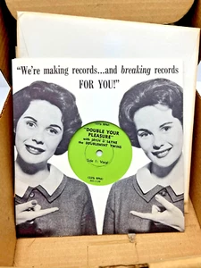 Wrigleys Doublemint Twins Promo Record Kit 1960's Boxed 14 pieces - Picture 1 of 12