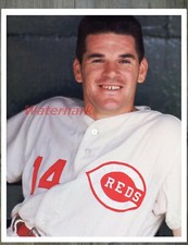 MLB 1968 Cincinnati Reds Pete Rose Color 8 X 10 Photo Picture