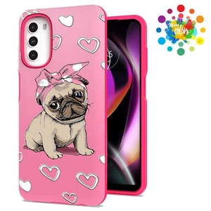For Revvl 6X 5G Fashion Design Protection TPU Frame Hard PC Back Slim Case Cover - Picture 1 of 43