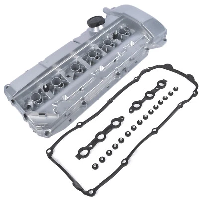 For BMW 325i 330i 525i 530i X3 X5 Z4 Aluminmu Valve Cover w/ Oil Cap 11127512839 - Image 1 of 4