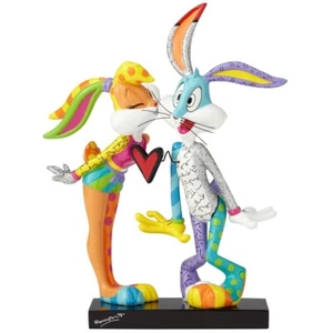 Looney Tunes By Britto - Lola Bunny & Bugs Bunny Kissing Figurine - Picture 1 of 5