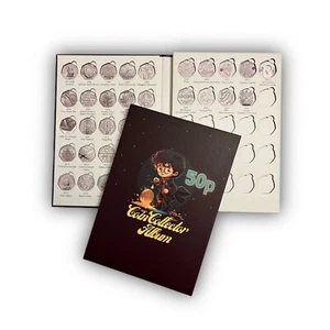 50p Münzjagd Sammler Album Ordner Beatrix Töpfer Weihnachtsgeschenk - Bild 1 von 2