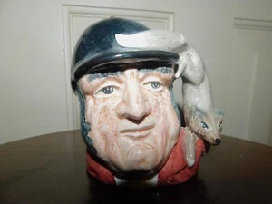 "JARRA DE TAZA DE PERSONAJES ROYAL DOULTON GONE AWAY FOX HUNT PEQUEÑA 1959 4" - Imagen 1 de 3