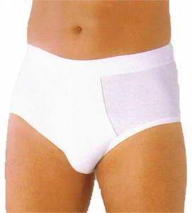 LaundryMarkt24 terrycloth men's briefs with fly size 4-10 in a 3 pack - Picture 1 of 3