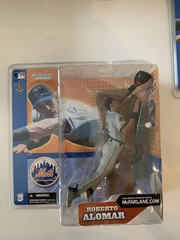 McFARLANE SPORTSPICKS MLB SERIES 3 ROBERTO ALOMAR NEW YORK METS 2B ROAD GRAY HOF Cover