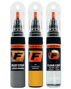 for ASTON MARTIN AM6123 BIJAN YELLOW TOUCH UP PAINT Pen Kit Scratch Repair Set - Picture 1 of 10