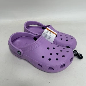 Crocs Classic Clogs Slip-On “Lavender Light Purple Lilac” Men’s 5 Women’s 7 - Picture 1 of 6