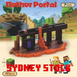 Minecraft Magnetic Building Blocks - Nether Portal 480pcs (T035) STEM - Picture 1 of 5