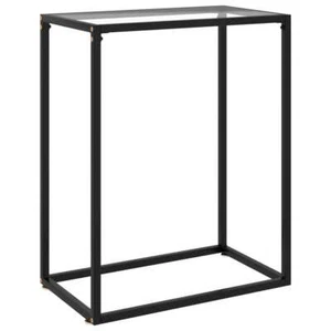 Tavolo Consolle Trasparente 60x35x75 cm in Vetro Temperato vidaXL - Foto 1 di 7
