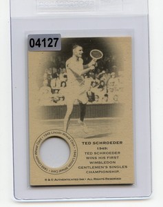 #04127 TED SCHROEDER 1949 Coin Collector Penny Card