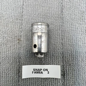 Snap On 3/8" Dr Metrico 8mm Standard Esagonale Bit Socket Driver FAM8A Ha Bisogno di una Nuova Bit - Foto 1 di 7