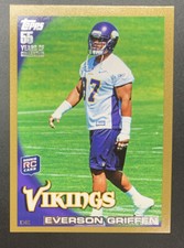 Everson Griffen 2010 Topps GOLD BORDER Rookie Card RC #/2010 #294