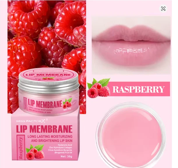 2-piece lip care set raspberry lip scrub 30g deep cleaning lipstick moisturizing - Image 1 of 1