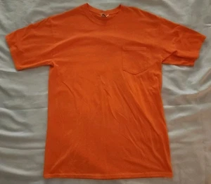 Gildan Herren T-Shirt Größe Extra Large Orange Kurzarm Ultra Cotton - Bild 1 von 5