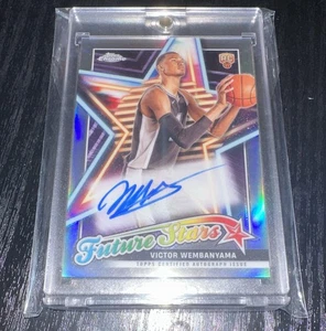 2023-24 Topps Chrome - Victor Wembanyama Future Stars Rookie Auto RC SSP - Bild 1 von 2
