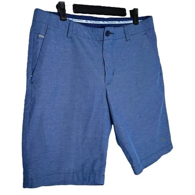 Pantalones Cortos Tommy Bahama Para Hombres 32 Azul Chip Shot Chino Rendimiento Elastizados Mecha de Golf Foto 1 de 4