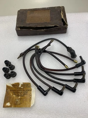 RARE New Old Stock T17E1 Chevy Staghound Armoured Car Spark Plug Lead Wire Kit - Image 1 of 4