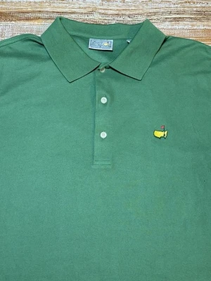 Polo masculino mercerizado Masters Collection anos 60 duas camadas GG Augusta National Golf - Imagem 1 de 4
