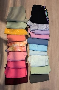 Lot 0f 20 Multi-coloured Leggings Girl's Lg (10-12), Multiple Brands - Picture 1 of 5