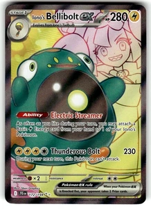 Pokemon Iono's Bellibolt EX 172/159 Ultra Rare Reise Together NM ZUSTAND - Bild 1 von 1