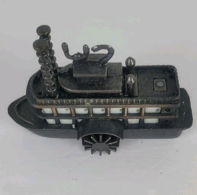 Точилка для карандашей антикварная отделанная литая пароход - Изображение 1 из 4