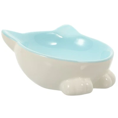  Katzenwassernäpfe Fressnapf Keramik Wassernapf Für Katzenfutterschalen - Bild 1 von 4