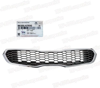 OEM ® GRILLE RADIATOR FRONT BUMPER CHROME FOR 2014-2016 KIA FORTE 86350A7500 - Image 1 of 4