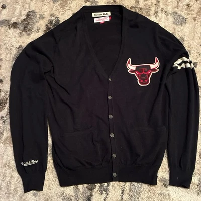 Cárdigan Mitchell An Ness de los Chicago Bulls talla L Foto 1 de 4