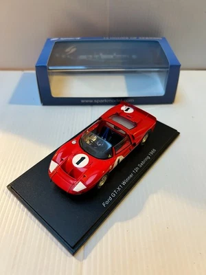 SPARK 43SE66 Ford GT-X1 #1 Winner 12h Sebring 1966 K. Miles- L. Ruby 1/43 - Photo 1/4
