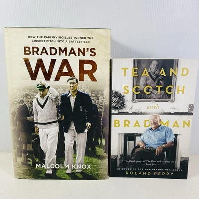 Bradman's War 1948 Invincibles & Tea and Scotch with Bradman Biography Sports - Image 1 of 4