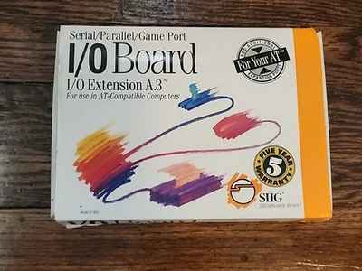 SIIG Inc. I/0 Board I/0 Entension A3 For Use In AT Compatible Computers - Image 1 of 4