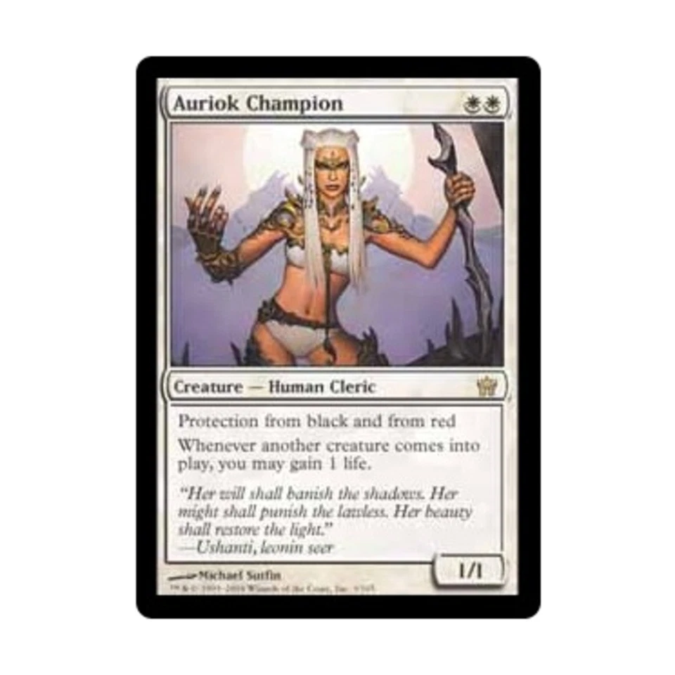 WOTC MtG Fifth Dawn Auriok Champion (R) NM - Image 1 of 1