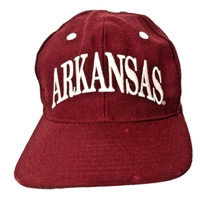 RARE Vintage Arkansas Razorbacks HOGS Snapback Hat - Picture 1 of 7