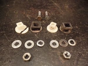 1980 KAWASAKI KL250A KL 250 A HEADLIGHT HEAD LIGHT BUCKET HARDWARE - Picture 1 of 6