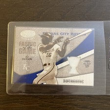 2004 Leaf Certified Materials Bo Jackson Fabric Of The Game GU Jersey #50